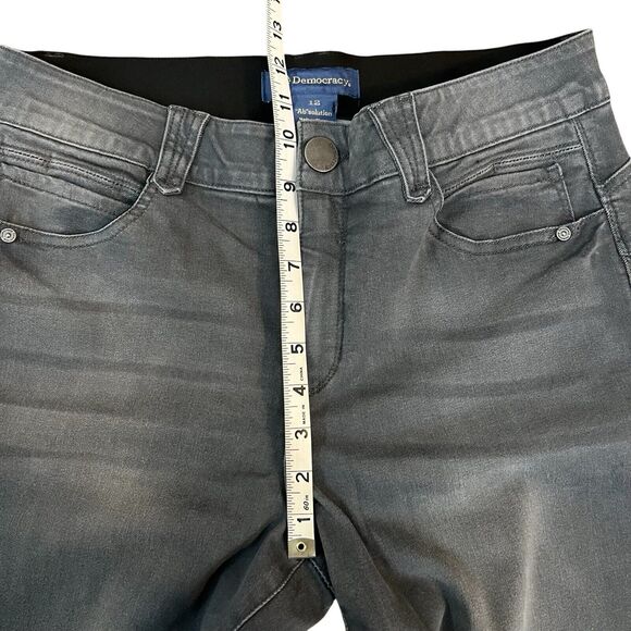 Democracy gray Size 12 Gray Ab Technology Skinny Mid Rise Stretch Denim - Picture 8 of 11